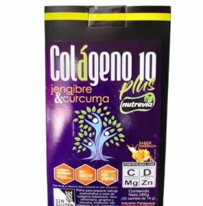 Colágeno 10 plus de Jengibre y Cúrcuma Nutrevia