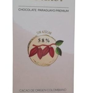 Chocolate en barra 58 % cacao x 80 g Wisner