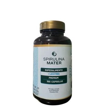 Espirulina con Lecitina de 150 capsulas Spirulina Mater