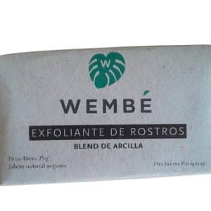 Jabón exfoliante de rostro Blend de arcilla Wembe