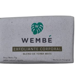 Jabón Exfoliante Corporal de Yerba Mate Wembe