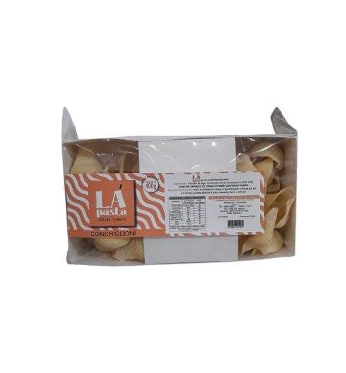 Pasta de Cúrcuma y Semolin Conchiglioni x 400 g