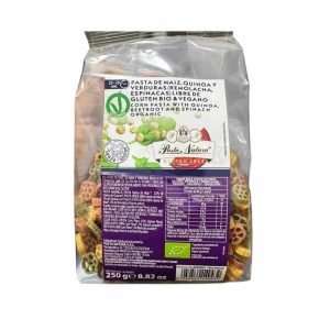 Pasta de Maíz/Quinua y verduras x 250 gr